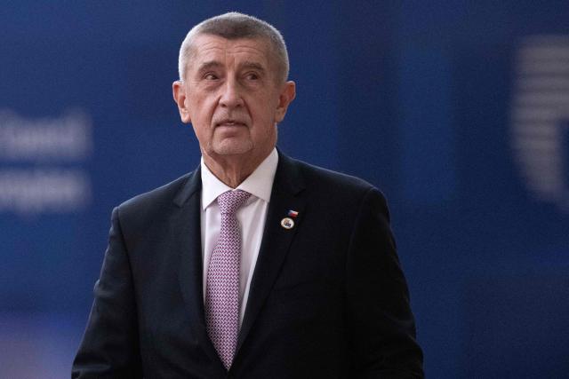Czech Republic's President Andrej Babis arrives for a EU Summit at the EU headquarters in Brussels, on March 19, 2026. European Union leaders meet in the context of the US-Israeli war against Iran that is consuming the Middle East, and its consequences on energy prices and security. (Photo by JOHN THYS / AFP)
