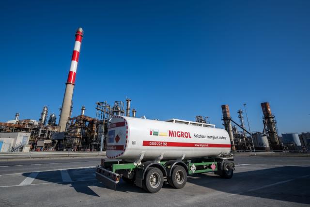 This photograph shows the Cressier's refinery operated by Varopreem, Switzerland’s only oil refinery still in operation, in Cressier on March 18, 2026. The US-Israeli war on Iran has expanded across the Gulf and beyond, upending global energy markets and trade, and virtually halting traffic in the Strait of Hormuz, through which a fifth of the world's crude oil travels. (Photo by Fabrice COFFRINI / AFP)