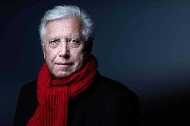 Writer and lecturer specialised in cemeteries Bertrand Beyern, poses during a photo session in Paris on March 18, 2026. (Photo by JOEL SAGET / AFP)