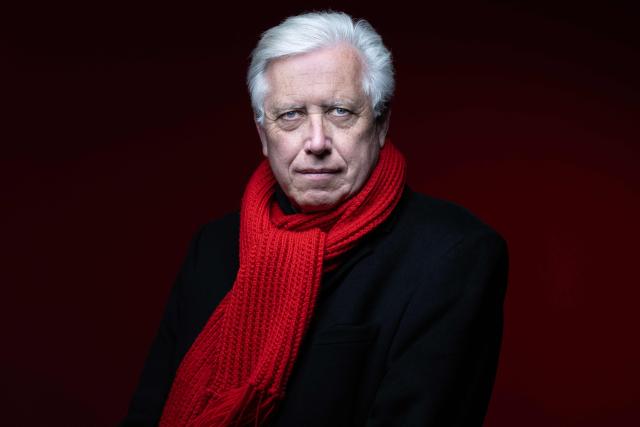 Writer and lecturer specialised in cemeteries Bertrand Beyern, poses during a photo session in Paris on March 18, 2026. (Photo by Joel Saget / AFP)