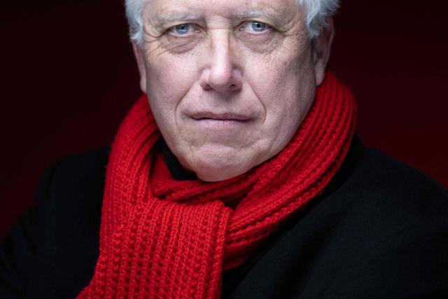 Writer and lecturer specialised in cemeteries Bertrand Beyern, poses during a photo session in Paris on March 18, 2026. (Photo by Joel Saget / AFP)