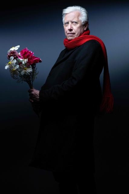 Writer and lecturer specialised in cemeteries Bertrand Beyern, poses during a photo session in Paris on March 18, 2026. (Photo by Joel Saget / AFP)