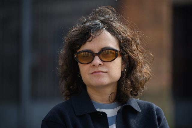 Mexican director Fernanda Tovar poses for a portrait during the 38th Celatino Latin American Film Festival in Toulouse on March 23, 2026. (Photo by Ed JONES / AFP)