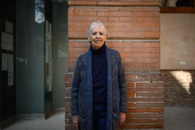 Mexican film producer Bertha Navarro poses for a portrait during the 38th Celatino Latin American Film Festival in Toulouse on March 23, 2026. (Photo by Ed JONES / AFP)