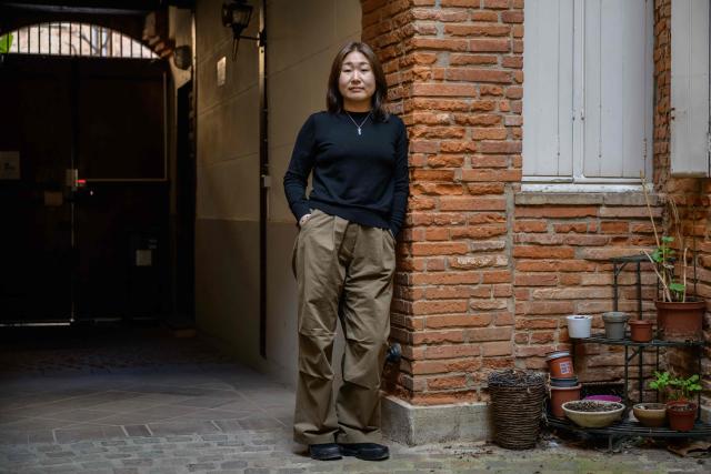 Argentine director Cecilia Kang poses for a portrait during the 38th Celatino Latin American Film Festival in Toulouse on March 23, 2026. (Photo by Ed JONES / AFP)