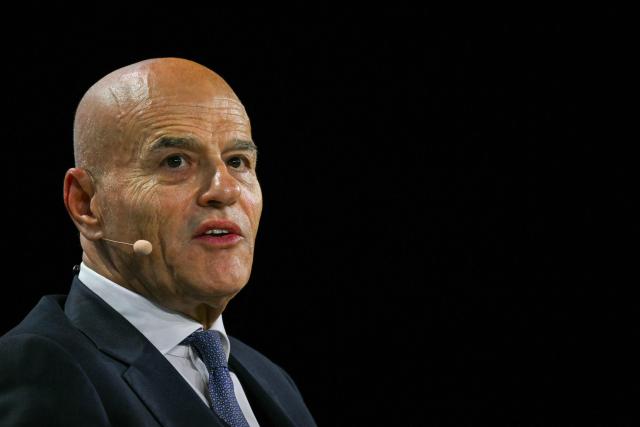 Eni CEO Claudio Descalzi during the 2026 CERAWeek by S&P Global energy conference in Houston, Texas on March 24, 2026. (Photo by RONALDO SCHEMIDT / AFP)