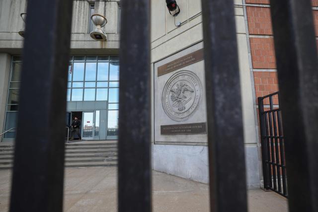 Outside view of the Metropolitan Detention Center on the eve of ousted Venezuelan president Nicolas Maduro's scheduled court appearance in New York on March 25, 2026. Lawyers for the ousted Venezuelan president Nicolas Maduro are expected to push for the dismissal of his drug trafficking charges when he appears in a New York court on March 26. The Manhattan hearing comes as Washington cautiously warms ties with Caracas, with the question of who will pay the legal fees of the former autocrat and his wife expected to take center stage. (Photo by ANGELA WEISS / AFP)