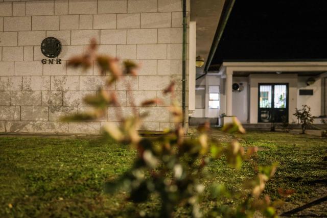The police station of the Portuguese Guarda Nacional Republicana (GNR) where a Frenchman suspected of a double-homicide and kidnapping is being held after his arrest is seen in Meda, Guarda district, northeastern Portugal late March 25, 2026. The bodies of two women who had been missing in the southwest of France since Friday were found in Portugal on Wednesday, “buried in an isolated location,” the Portuguese judicial police announced, following the arrest the previous day of the Frenchman suspected of abducting and holding them, Cedric Prizzon, who is the ex-partner of one and the current partner of the other. (Photo by PATRICIA DE MELO MOREIRA / AFP)