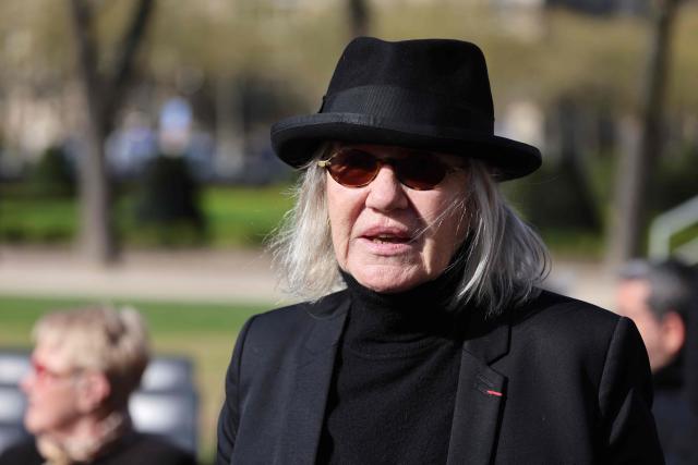 Former Lionel Jospin's advisor Marie-France Lavarini arrives at a national tribute to former French Prime Minister Lionel Jospin at the Hotel des Invalides in Paris on March 26, 2026. Born on July 12, 1937, former French prime minister Lionel Jospin, a Socialist who introduced the 35-hour work week and civil partnerships for gay couples, has died aged 88, his family said on March 23, 2026. (Photo by Ludovic MARIN / AFP)