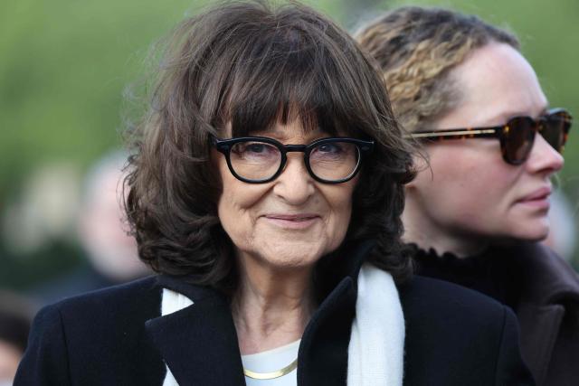 Wife of Lionel Jospin, French philosopher Sylviane Agacinski arrives at a national tribute to former French Prime Minister Lionel Jospin at the Hotel des Invalides in Paris on March 26, 2026. Born on July 12, 1937, former French prime minister Lionel Jospin, a Socialist who introduced the 35-hour work week and civil partnerships for gay couples, has died aged 88, his family said on March 23, 2026. (Photo by Ludovic MARIN / AFP)
