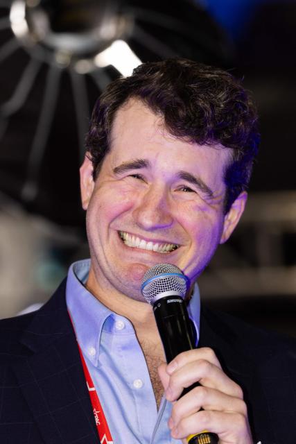 Conservative political commentator Alex Stein, delivers a comedy set at the Conservative Political Action Conference (CPAC) in Grapevine, Texas, on March 26, 2026. American conservatives converge on Texas this week for what organizers bill as their largest and most influential gathering, with the Iran war and fears of a punishing midterm election cycle heightening the stakes. (Photo by Leandro Lozada / AFP)