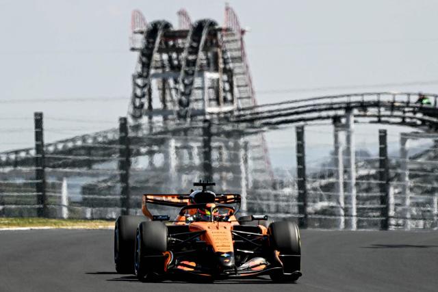 McLaren's Australian driver Oscar Piastri drives during the first practice session ahead of the Formula One Japanese Grand Prix at the Suzuka circuit in Suzuka, Mie prefecture on March 27, 2026. (Photo by Toshifumi KITAMURA / AFP)
