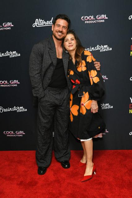 Brazilian actor Marco Pigossi and US actress Marisa Tomei attend the premiere of "You're Dating a Narcissist!" at the London Hotel in West Hollywood on March 26, 2026. (Photo by Unique Nicole / AFP)