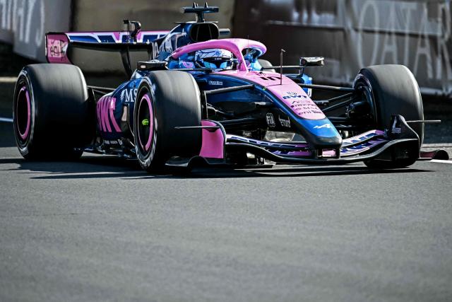 Alpine's French driver Pierre Gasly drives during the second practice session ahead of the Formula One Japanese Grand Prix at the Suzuka circuit in Suzuka, Mie prefecture on March 27, 2026. (Photo by Philip FONG / AFP)
