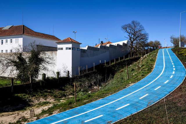 This picture partially shows the Prison in Guarda on March 27, 2026 where Cedric Prizzon, a former French police officer suspected of killing his partner and his ex-girlfriend after kidnapping them and their children, is detained. Prizzon, a one-time member of the Paris police and a former rugby league youth international, is also a fathers' rights activist who had been involved in a bitter public custody battle with his former partner. He had been stripped of his custody rights and had already been already convicted of harassing his former partner, after he illegally took their son to Spain for several weeks in 2021. (Photo by PATRICIA DE MELO MOREIRA / AFP)