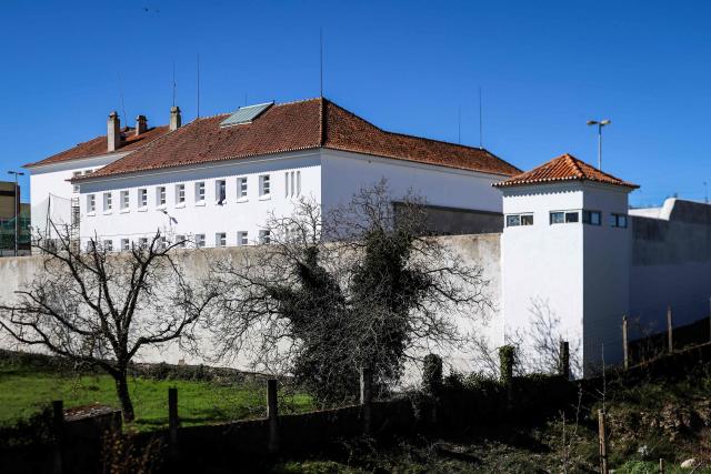This picture shows the Prison in Guarda on March 27, 2026 where Cedric Prizzon, a former French police officer suspected of killing his partner and his ex-girlfriend after kidnapping them and their children, is detained. Prizzon, a one-time member of the Paris police and a former rugby league youth international, is also a fathers' rights activist who had been involved in a bitter public custody battle with his former partner. He had been stripped of his custody rights and had already been already convicted of harassing his former partner, after he illegally took their son to Spain for several weeks in 2021. (Photo by PATRICIA DE MELO MOREIRA / AFP)