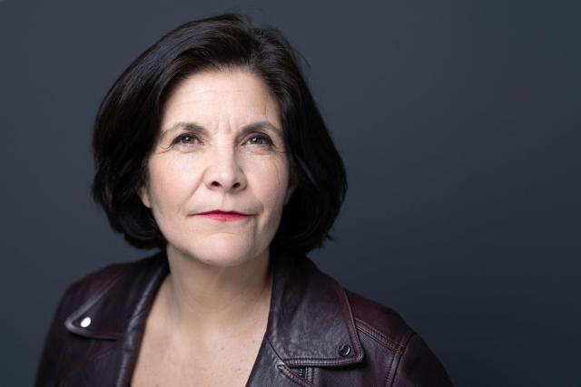 French public Radio channel France Inter director Celine Pigalle poses for a portrait at the 'Maison de la Radio et de la Musique', headquarters of Radio France, in Paris on March 24, 2026. (Photo by Joel Saget / AFP)