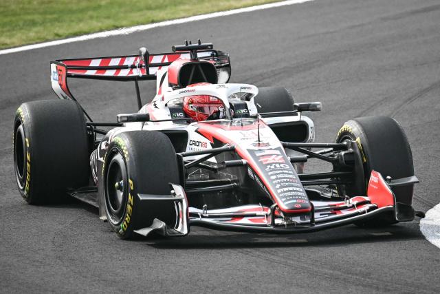 Haas F1 Team's French driver Esteban Ocon drives during the Formula One Japanese Grand Prix at the Suzuka circuit in Suzuka, Mie prefecture on March 29, 2026. (Photo by Philip FONG / AFP)