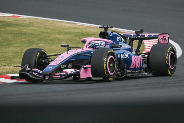 Alpine's French driver Pierre Gasly drives during the Formula One Japanese Grand Prix at the Suzuka circuit in Suzuka, Mie prefecture on March 29, 2026. (Photo by ANDREW CABALLERO-REYNOLDS / AFP)