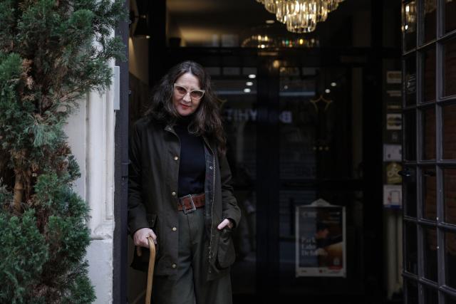 Argentine film director Lucrecia Martel poses for a portrait during the 38th Celatino Latin American Film Festival in Toulouse, southern France, on March 29, 2026. (Photo by Valentine CHAPUIS / AFP)