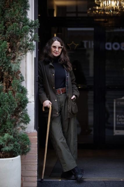 Argentine film director Lucrecia Martel poses for a portrait during the 38th Celatino Latin American Film Festival in Toulouse, southern France, on March 29, 2026. (Photo by Valentine CHAPUIS / AFP)