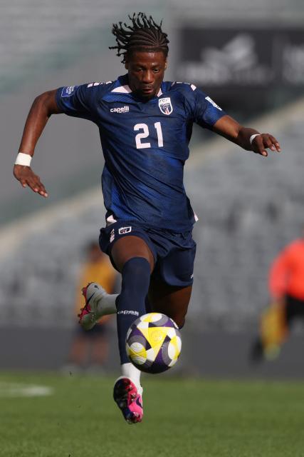 Cape Verde's Nuno da Costa in action during the international friendly football match between Cape Verde and Finland at Eden Park in Auckland on March 30, 2026. (Photo by Michael Bradley / AFP)