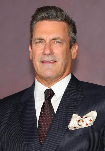 US actor Jon Hamm attends the red carpet event for Apple TV’s "Your Friends & Neighbors" Season 2 at The New York Historical in New York on March 30, 2026. (Photo by ANGELA WEISS / AFP)