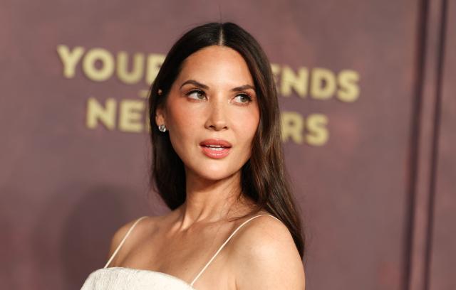 US actress Olivia Munn attends the red carpet event for Apple TV’s "Your Friends & Neighbors" Season 2 at The New York Historical in New York on March 30, 2026. (Photo by ANGELA WEISS / AFP)