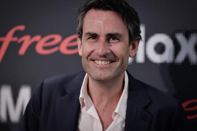 Chief Executive Officer of French telecom group Illiad Thomas Reynaud poses for a picture in Paris on March 31, 2026. (Photo by STEPHANE DE SAKUTIN / AFP)