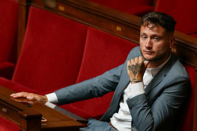 (FILES) La France Insoumise - Nouveau Front Populaire's MP Raphael Arnault attends a session of questions to the government at The National Assembly, France's lower house parliament, in Paris on June 3, 2025. A month and a half after the death of radical far-right activist Quentin Deranque, in which some of his relatives were implicated, Raphael Arnault, an MP from La France Insoumise, returned to the National Assembly on April 1, 2026, stating his intention to "continue" his term of office. (Photo by Thomas SAMSON / AFP)