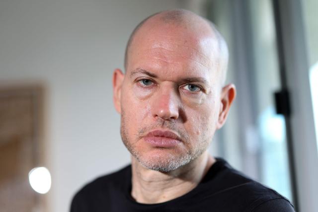 Israeli director Nadav Lapid poses for a portrait in Beverly Hills, California on March 30, 2026. Israeli filmmaker Nadav Lapid thinks sometimes movies can change history; other times they simply narrate it. With his latest production, which hits US theaters Friday, the filmmaker has set himself a different goal. "I hope 'Yes' shakes people's souls," he said. (Photo by VALERIE MACON / AFP)