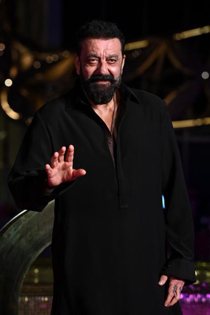 Bollywood actor Sanjay Dutt attends the celebrations for the third anniversary of The Nita Mukesh Ambani Cultural Centre in Mumbai on April 3, 2026. (Photo by Sujit JAISWAL / AFP)