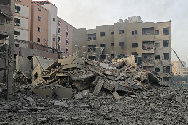 This photograph shows the destruction at the site of an Israeli airstrike in the Al Hosh area near the coastal Lebanese city of Tyre on April 4, 2026. The Israeli military said on April 3, it had struck more than 3,500 targets across Lebanon in the month since fighting with Iran-backed Hezbollah militants. Lebanon was drawn into the Middle East war on March 2 when Hezbollah launched attacks on Israel to avenge the killing of the Iranian leader. Israel has responded with broad strikes across Lebanon and a ground offensive. (Photo by Kawnat HAJU / AFP)