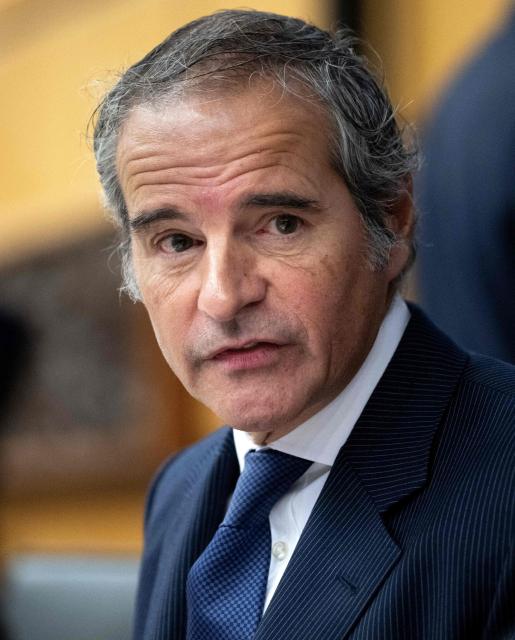 (FILES) Director General of the International Atomic Energy Agency (IAEA) Rafael Grossi attends the IAEAs Board of Governors' meeting at the agency's headquarters in Vienna, Austria on January 30, 2026. The chief of the UN nuclear watchdog on April 6, 2026 warned attacks near Iran's Bushehr atomic power plant "pose a very real danger to nuclear safety and must stop". The facility, located in the south of the country and equipped with a 1,000-megawatt reactor, has been targeted four times since the US-Israeli war on Iran began. The latest strike was reported by Iranian state media on April 4. Strikes near the operating plant "could cause a severe radiological accident with harmful consequences for people and the environment in Iran and beyond," said Rafael Grossi, director of the International Atomic Energy Agency (IAEA), on X. (Photo by Joe Klamar / AFP)