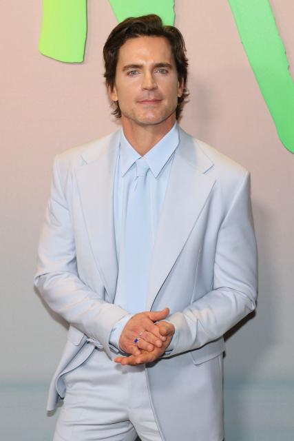 US actor Matt Bomer attends the premiere of Apple's "Outcome" in New York City on April 6, 2026. (Photo by ANGELA WEISS / AFP)