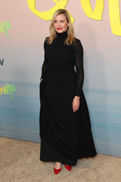 US actress Cameron Diaz attends the premiere of AppleTV's "Outcome" in New York, on April 6, 2026. (Photo by ANGELA WEISS / AFP)