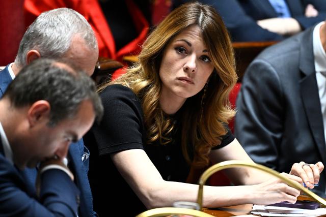 France's Government Spokesperson and junior Minister for Energy and Digital economy Maud Bregeon attends a session of questions to the government at The National Assembly, France's lower house of parliament in Paris on April 7, 2026. (Photo by JULIEN DE ROSA / AFP)