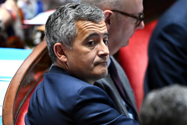 France's Justice Minister Gerald Darmanin attends a session of questions to the government at The National Assembly, France's lower house of parliament in Paris on April 7, 2026. (Photo by JULIEN DE ROSA / AFP)