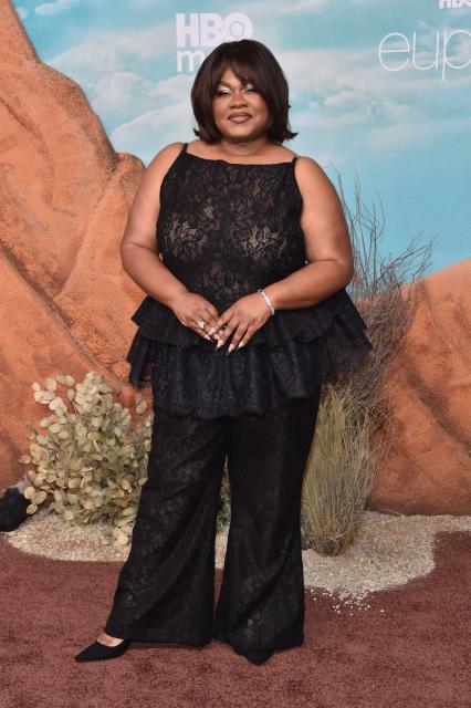 US actress Da'Vine Joy Randolph attends HBO's "Euphoria" season 3 premiere at the TCL Chinese theatre in Los Angeles on April 7, 2026. (Photo by Chris Delmas / AFP)