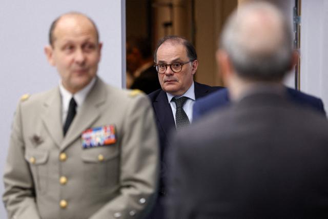 Emmanuel Moulin, secretary-general of the French president's office arrives at the national defence council meeting on Middle East war at The Elysee Presidential Palace in Paris on April 8, 2026. French nationals, who spent more than three years in an Iranian prison on espionage charges, headed home from the war-stricken country on April, 7, 2026 Macron said. (Photo by Tom Nicholson / POOL / AFP)
