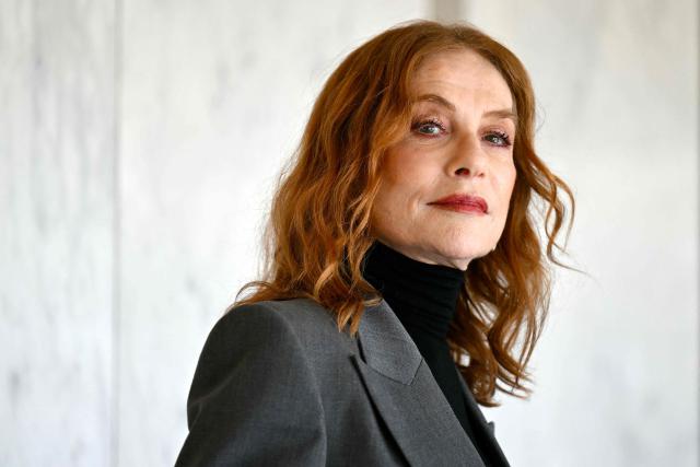 French actress Isabelle Huppert attends a photocall of the movie "The Richest Woman in the World", in Rome on April 8, 2026. (Photo by Alberto PIZZOLI / AFP)