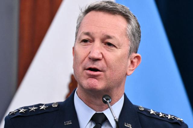 Chairman of the Joint Chiefs of Staff General Dan Caine speaks during a press briefing at the Pentagon in Washington, DC, on April 8, 2026. The United States and Iran agreed to a two-week ceasefire on April 7 barely an hour before President Donald Trump's deadline to obliterate the country, triggering global relief alongside apprehension. Tehran has agreed to temporarily reopen the Strait of Hormuz, through which much of the world's oil, gas and fertiliser passes, easing concerns for the battered global economy. (Photo by Mandel NGAN / AFP)