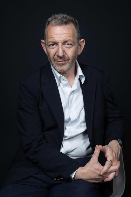 French sociologist, journalist and radio host Guillaume Erner poses during a photo session in Paris on April 8, 2026. (Photo by Geoffroy VAN DER HASSELT / AFP)
