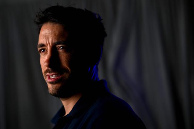 DS Team France Quentin Delapierre poses after an AFP interview at the Fairmont Hotel in Copacabana neighborhood, south Rio de Janeiro, Brazil on April 8, 2026. Delapierre is competing in the next SailGP race scheduled on April 11 and 12 in Rio de Janeiro. (Photo by Mauro PIMENTEL / AFP)