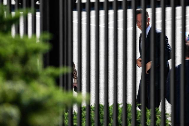 NATO Secrertary General Mark Rutte arrives at the White House for a meeting with US President Donald Trump at the White House in Washington, DC, on April 8, 2026. (Photo by Kent Nishimura / AFP)