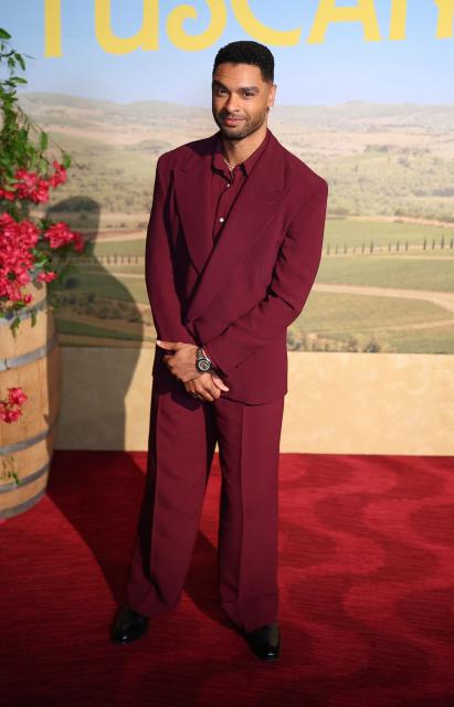British actor Rege-Jean Page attends Universal's premiere of "You, Me & Tuscany" at Jazz at Lincoln Center in New York on April 8, 2026. (Photo by CHARLY TRIBALLEAU / AFP)