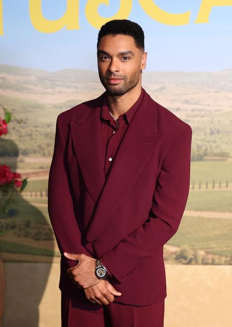 British actor Rege-Jean Page attends Universal's premiere of "You, Me & Tuscany" at Jazz at Lincoln Center in New York on April 8, 2026. (Photo by CHARLY TRIBALLEAU / AFP)