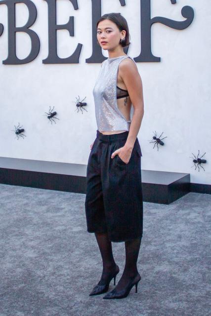 US actress Lukita Maxwell attends "Beef" season 2 premiere at the Egyptian Theater in Los Angeles on April 8, 2026. (Photo by Apu GOMES / AFP)