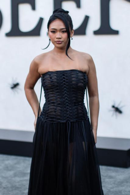 US gymnast Sunisa Lee attends "Beef" season 2 premiere at the Egyptian Theater in Los Angeles on April 8, 2026. (Photo by Apu GOMES / AFP)