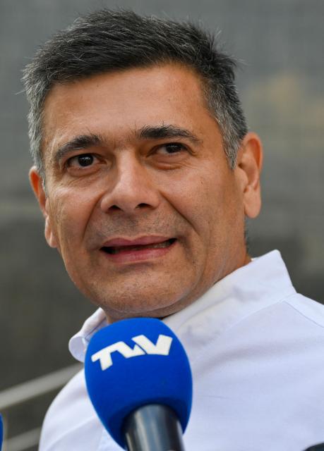 Venezuelan opposition politician Freddy Superlano speaks to the media after submitting a document to the United Nations headquarters, in Caracas, Venezuela, on April 8, 2026. (Photo by Maryorin Mendez / AFP)
